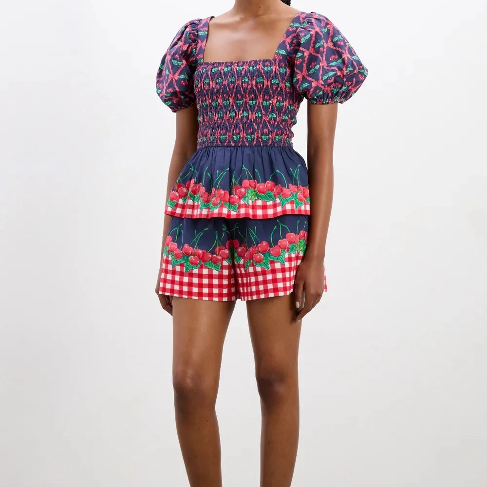 Damson Madder Allegra Blouse - Cherry Pie - Picture 5 of 8